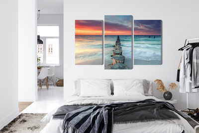 Ljuddämpande tavla - Beautiful sunset over