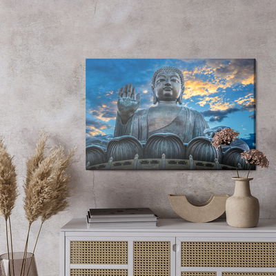 Ljuddämpande tavla - Buddha statue at po lin