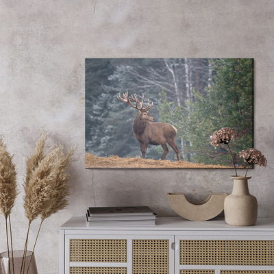Ljuddämpande tavla - A stately deer in the forest