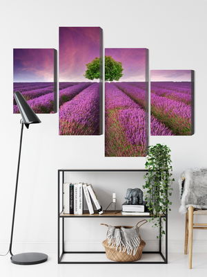 Ljuddämpande tavla - A tree in the middle of a 3d