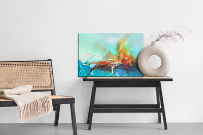 Ljuddämpande tavla - Abstract sailboat