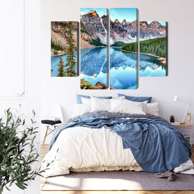 Ljuddämpande tavla - Moraine Lake in banff