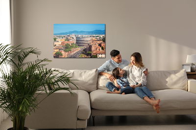 Ljuddämpande tavla - Panorama of Rome 3d