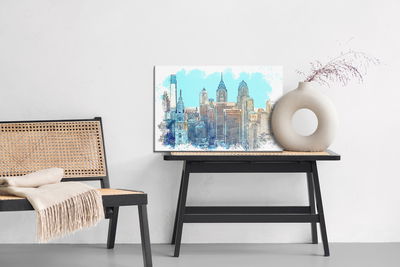 Ljuddämpande tavla - New York city skyscrapers