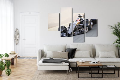 Ljuddämpande tavla - Formula 1 car