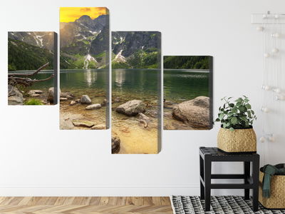 Ljuddämpande tavla - Morskie oko in tatra