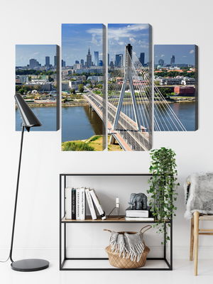 Ljuddämpande tavla - The bridge with the Warsaw