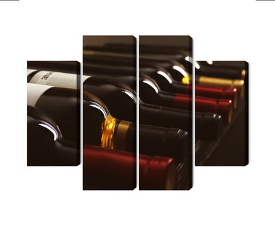 Ljuddämpande tavla - Delicious wine bottles