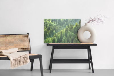 Ljuddämpande tavla - Green coniferous forest