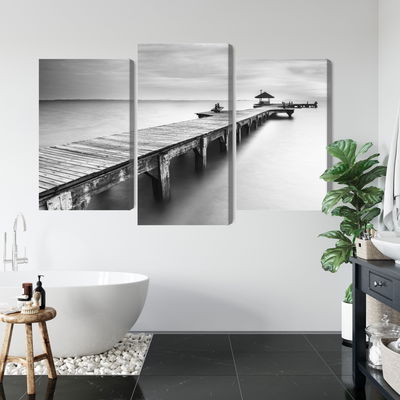 Ljuddämpande tavla - Wooden pier