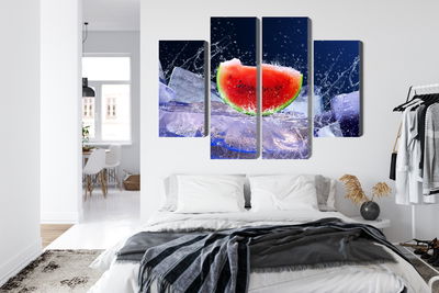 Ljuddämpande tavla - Watermelon on ice