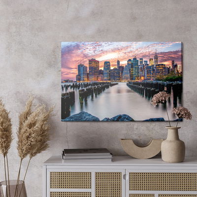Ljuddämpande tavla - New York city panorama