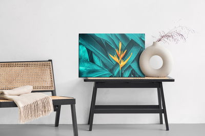 Ljuddämpande tavla - Orange flower