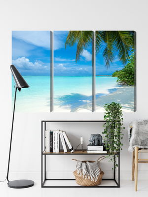 Ljuddämpande tavla - A beach in the maldives