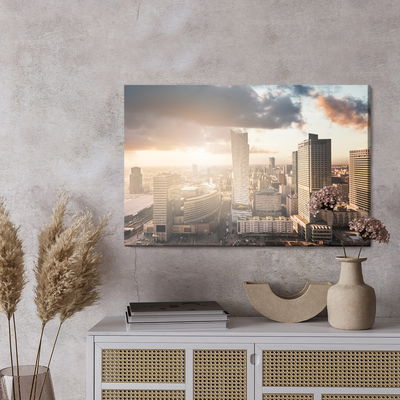 Ljuddämpande tavla - Panorama of Warsaw