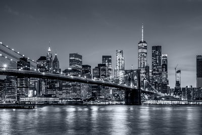 Ljuddämpande tavla - Panorama of New York at night