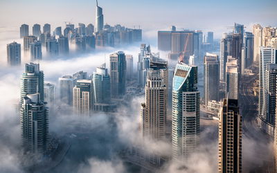 Ljuddämpande tavla - Dubai city panorama