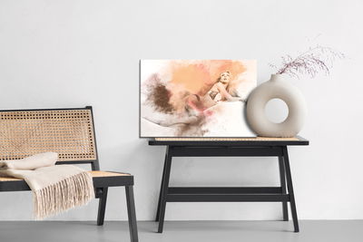 Ljuddämpande tavla - Woman in lingerie in sensual