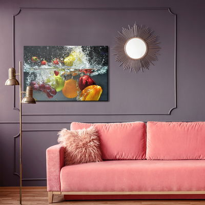 Ljuddämpande tavla - Fruit in the water