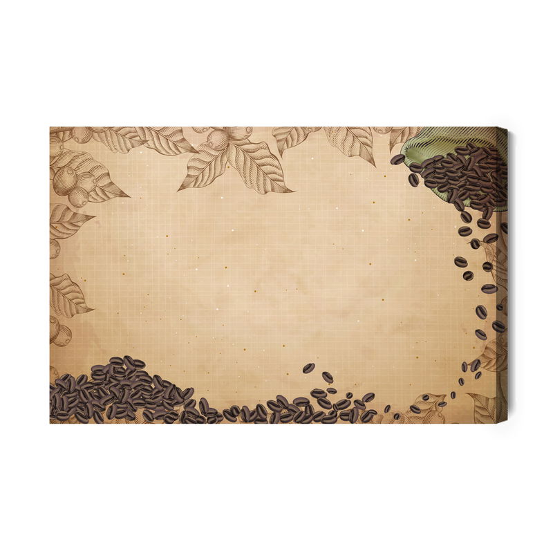 Ljuddämpande tavla - Grains on a jute bag