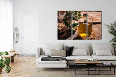 Ljuddämpande tavla - A bottle of olive oil