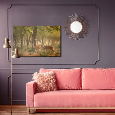 Ljuddämpande tavla - Spotted young deer