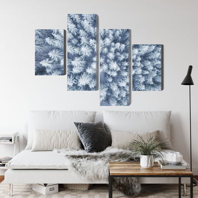 Ljuddämpande tavla - Aerial view of the winter