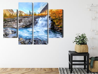 Ljuddämpande tavla - Autumn landscape