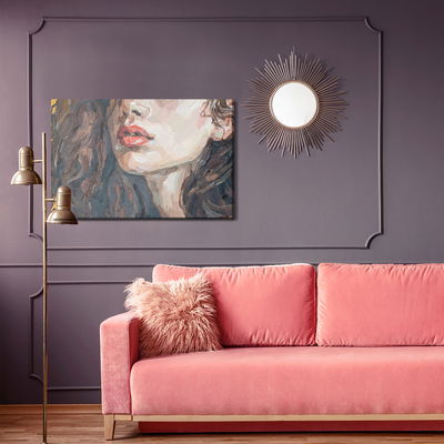 Ljuddämpande tavla - Portrait of a girl