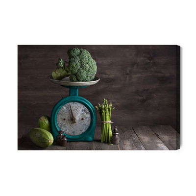 Ljuddämpande tavla - Vegetables on weight