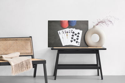 Ljuddämpande tavla - Poker and chips