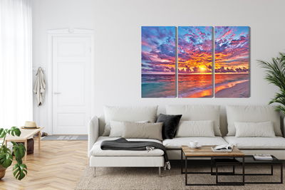 Ljuddämpande tavla - Picturesque sunset