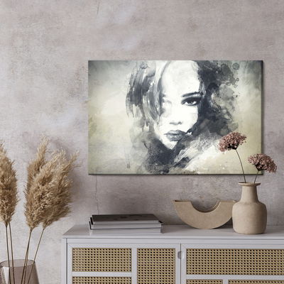 Ljuddämpande tavla - A female face