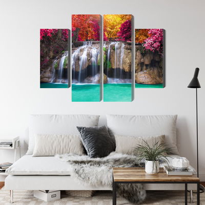 Ljuddämpande tavla - A waterfall in the deep