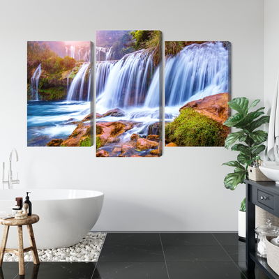 Ljuddämpande tavla - Jiulong waterfall in luoping