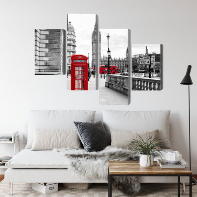 Ljuddämpande tavla - London telephone booth