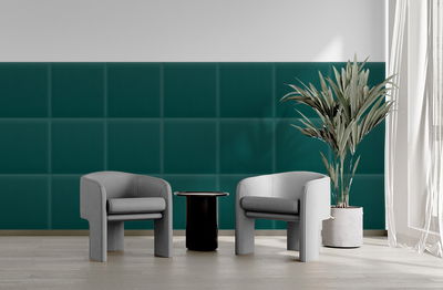 Firkantet lydabsorber - fløjl