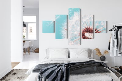 Ljuddämpande tavla - Dandelion flower on a macro