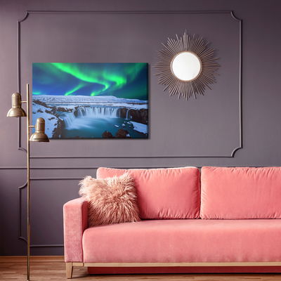 Ljuddämpande tavla - Northern lights above