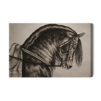 Ljuddämpande tavla - Sketched horse