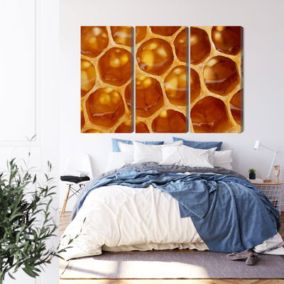 Ljuddämpande tavla - Honeycomb in macro scale