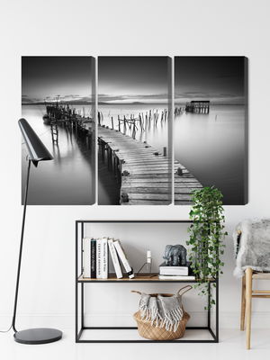 Ljuddämpande tavla - Dilapidated pier