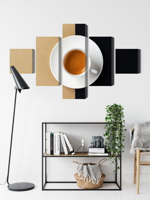 Ljuddämpande tavla - A cup of italian coffee