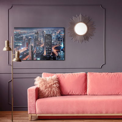 Ljuddämpande tavla - Dubai at night