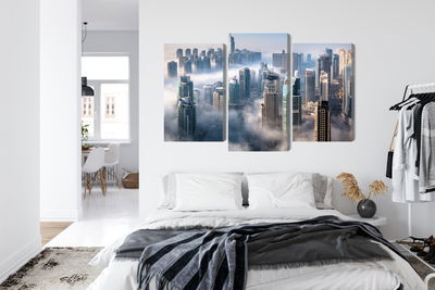 Ljuddämpande tavla - Dubai city panorama