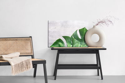 Ljuddämpande tavla - Monstera leaves