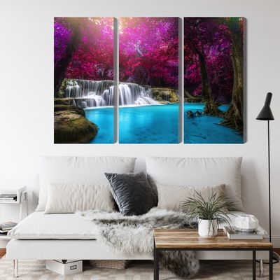 Ljuddämpande tavla - Kanchanaburi waterfall