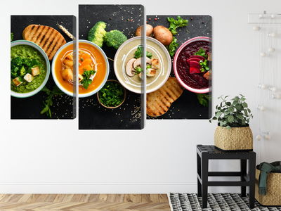 Ljuddämpande tavla - Vegetable cream soups