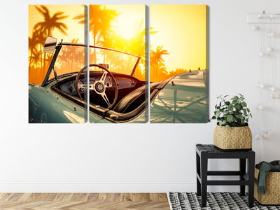 Ljuddämpande tavla - View from the car