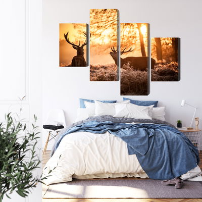 Ljuddämpande tavla - Two deer in the forest